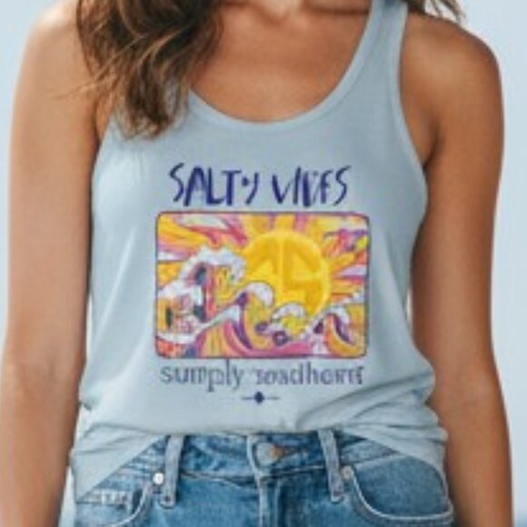 Simply Southern Salty Vibes Tank - Picture 1 of 7
